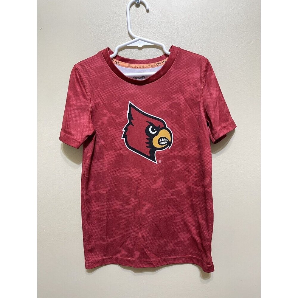 Louisville Cardinals | Gen2 Athletic T Shirt • Dri-Tek | Youth Size L | NCAA